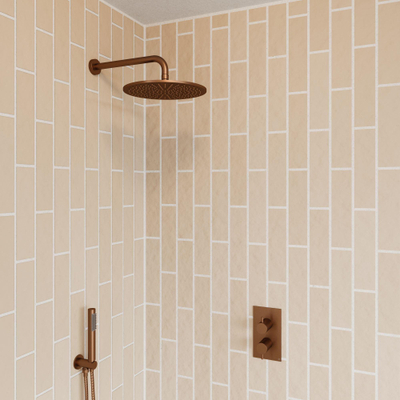 Crosswater MPRO Handdoucheset - 1 stand - brons geborsteld