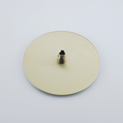 Fortifura Calvi Hoofddouche 25cm rond 7mm Geborsteld Messing PVD (Goud) OUTLETSTORE