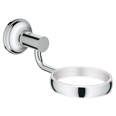 GROHE Essentials Authentic Wandhouder - voor zeepdispenser/zeepchaal/glas - chroom