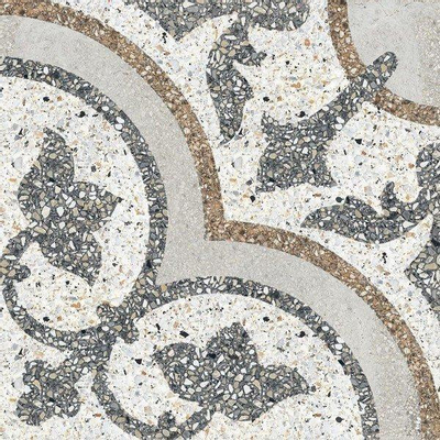 Paul & Co Ceramiche Terrazzo vloertegel - 25x25cm - 14mm - Vierkant - Casale Siena grigio mat