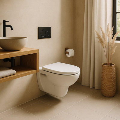 Duravit D-code wandcloset - diepspoel - incl. zitting - wit