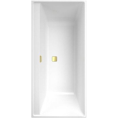 Villeroy & Boch Collaro bad rechthoek 160x75cm met badwaste gold white