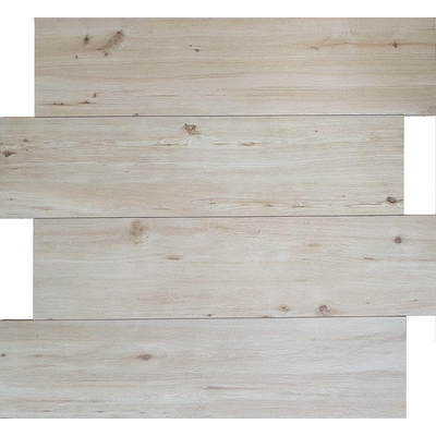 EnergieKer Terrastegel Padouk White 30x120x2cm Gerectificeerd Houtlook Mat Wit