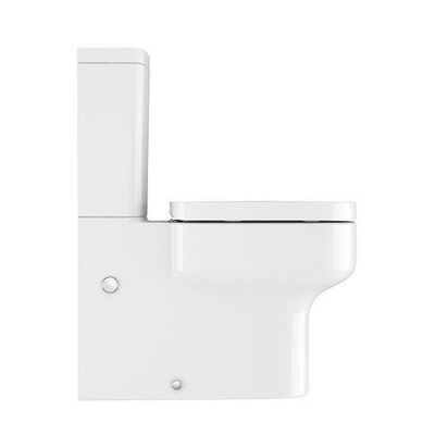 Crosswater Kai toiletpot staand compact inclusief reservoir en softclose zitting wit