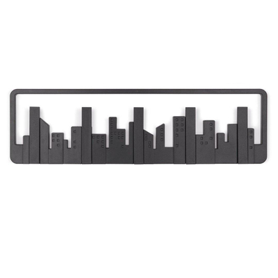 Umbra Skyline handdoekhaak 50x15x3cm Kunststof Zwart