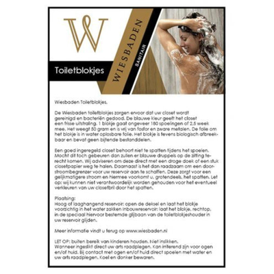 Wiesbaden set à 12 stuks toiletblokjes blauw tbv Geberit OUTLETSTORE