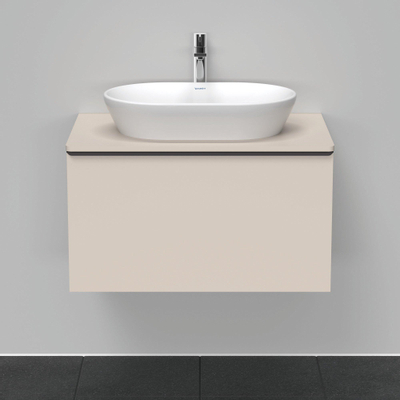 Duravit D-Neo wastafelonderkast 80x45.9x55cm 1 lade Taupe Mat