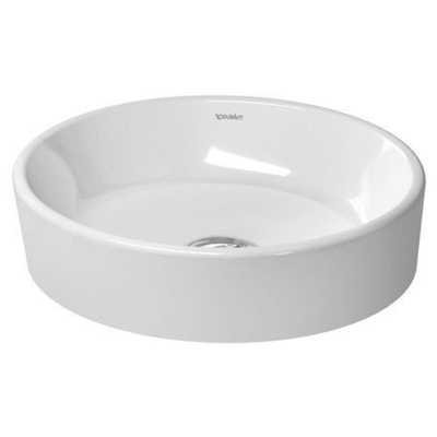 Duravit Starck 2 opzetkom zonder overloop zonder kraangat 44x40cm met wondergliss wit