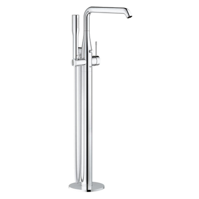 GROHE Essence New Afbouwdeel vrijstaande badkraan - omstel - draaibare uitloop 27.7cm - handdouche - doucheslang - chroom