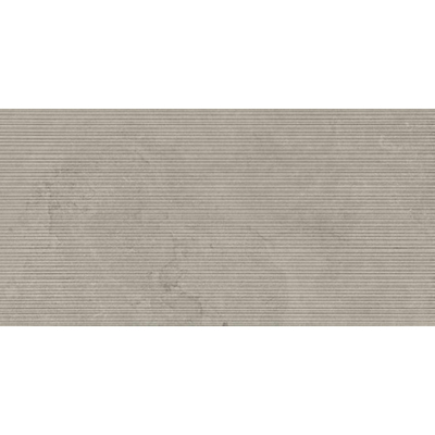 Serenissima Pietra Di Portland wandtegel - 60x120cm - gerectificeerd - Cannettato Greige (grijs)