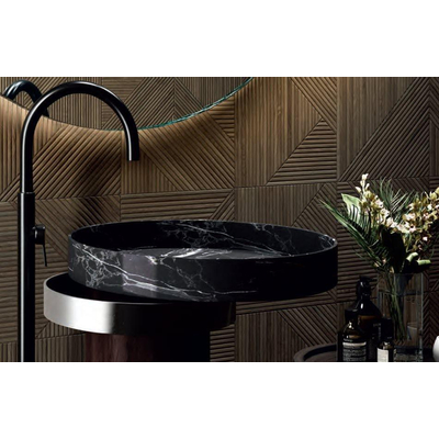 Colorker Tangram Wandtegel - decor - 31.6x100cm 10.4mm - Coffee