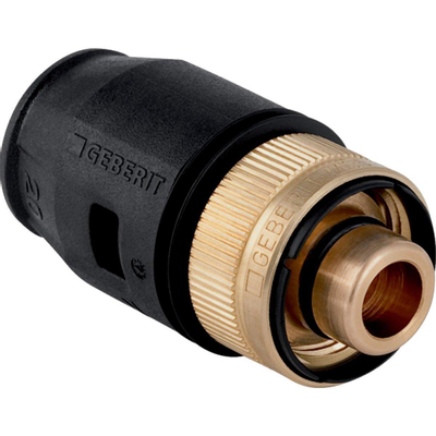 Geberit Push Fit Snelkoppeling verdeler messing 16mm