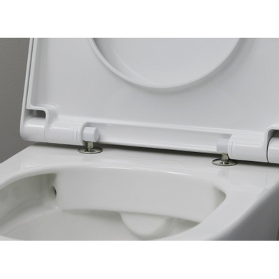 Duravit D-Neo wandtoilet zonder zitting 37x54x40cm Wit Hoogglans