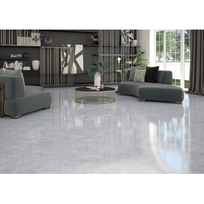 SAMPLE Cifre Cerámica Vloer- en wandtegel Crystal Pearl Marmer look Glans Grijs