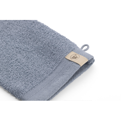 Walra Soft Cotton Washand set van 2 16x21cm 550 g/m2 Blauw OUTLETSTORE