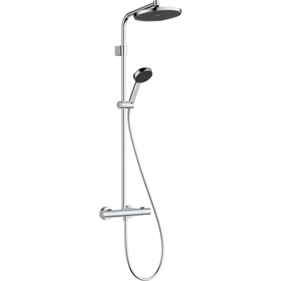 Hansgrohe Activera s showerpipe 240 1 jet EcoSmart Ecostat Fine chroom