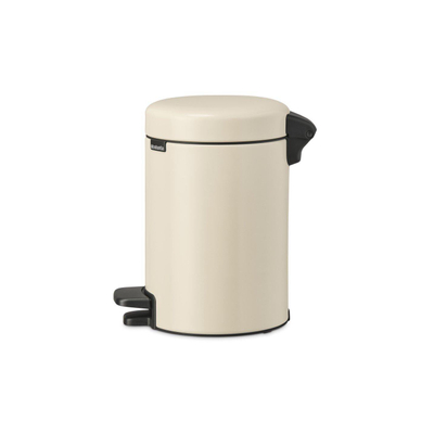 Brabantia NewIcon Pedaalemmer - 3 liter - kunststof binnenemmer - soft beige