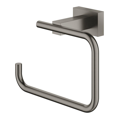 GROHE Essentials Cube closetrolhouder brushed hard graphite