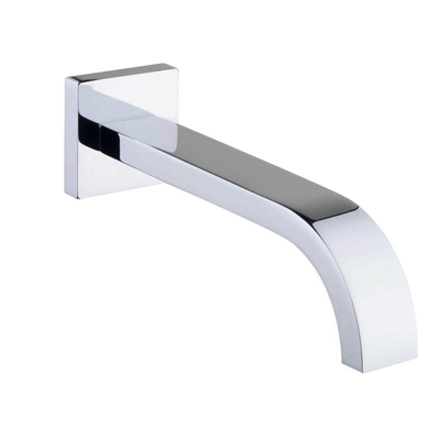 Wiesbaden Uitloop vierkant 20 cm 1/2'' chroom