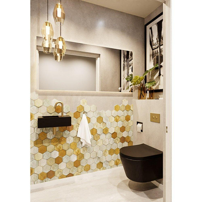 Mondiaz TYNE Fonteinset - 40x23x12cm - wasbak links - 1 kraangat - solid surface Urban mat