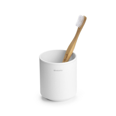 Brabantia MindSet Tandenborstelhouder - 8.2x9.5cm - mineral fresh wit