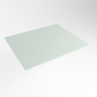 Mondiaz TOP 51 Topblad - 50x51x0.9cm - geschikt voor afdekplaat - Solid surface - Greey