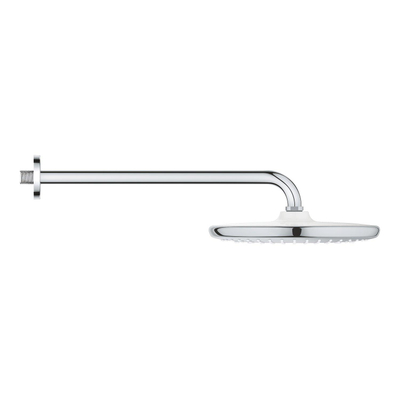 GROHE Tempesta 250 Hoofddouche - 25cm - 1 straalsoort - wandarm 38cm - chroom/wit