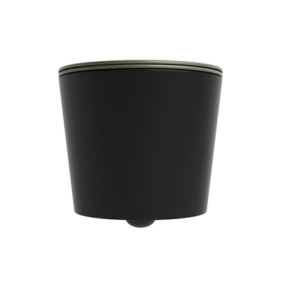 MONDIAZ LAVIE wandclosetpack - 36x53cm - diepspoel - rimless - Urban (zwart) - softclose - quick-release - toiletzitting - Army (groen)