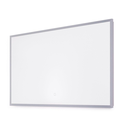 Wiesbaden Quatro spiegel rechthoek met LED, dimbaar en spiegelverwarming 120 x 60 cm