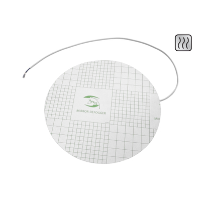 Sanicare Spiegelverwarming 40cm (element) rond Zelfklevend en rechtstreeks aan te sluiten op het lichtnet