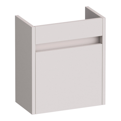 BRAUER Adore fonteinonderkast - 40x45x22cm - met 1 deur greeploos linksdraaiend mat zand