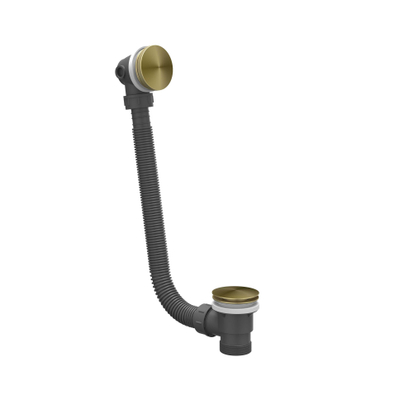 IVY Badoverloop - vulcombinatie - RVS316 - geborsteld mat goud PVD