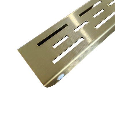 Fortifura Galeria Douchegootrooster - 140cm - Geborsteld Messing PVD (Goud)