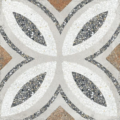 Paul & Co Ceramiche Terrazzo vloertegel - 25x25cm - 14mm - Vierkant - Casale Firenze grigio mat