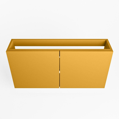 Mondiaz FOWY fonteinonderkast - 100x22x50cm - 2 deuren - push to open - softclose - Ocher