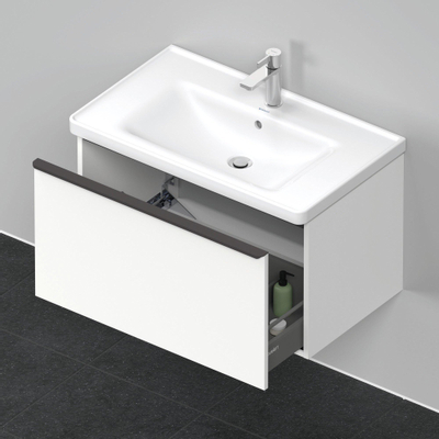 Duravit D-Neo wastafelonderkast 78.4x44x45.2cm 1 lade met softclose wit Mat