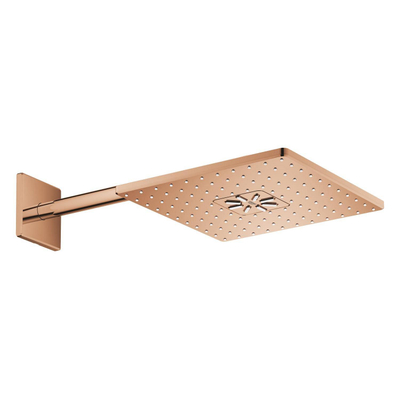 GROHE Rainshower SmartActive 310 Cube Hoofddouche - 31cm - 2 straalsoorten - wandarm 43cm - warm sunset