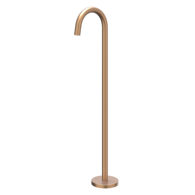 IVY Baduitloop - vrijstaand - 1/2"- Geborsteld mat koper PVD