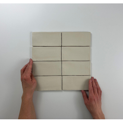 Cifre Ceramica Atlas wandtegel - 7.5x15cm - 8.5mm - Rechthoek - Bruin mat