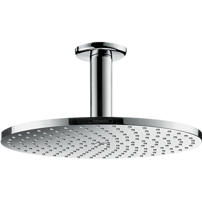 Hansgrohe Raindance S hoofddouche 240 1jet PowderRain met plafondaansluiting 10cm Ø24cm chroom