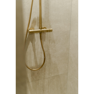 Fortifura Calvi doucheslang Glad Geborsteld Messing PVD (Goud) 150cm