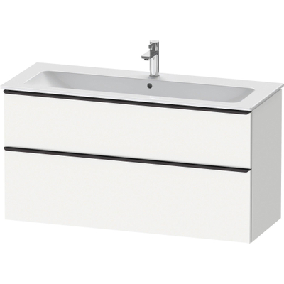 Duravit D-Neo wastafelonderkast 121x62.5x46.2cm 2 lades wit Mat