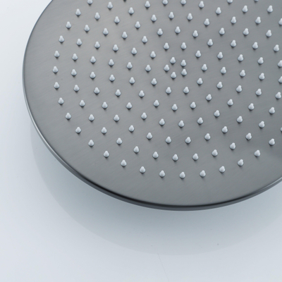 Fortifura Calvi Hoofddouche 30cm rond 6mm Geborsteld Gunmetal PVD - Licht beschadigd -OUTLETSTORE