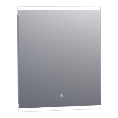 Saniclass spiegel Twinlight 60x70cm met verlichting aluminium