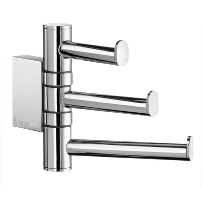 Smedbo Air Handdoekhouder - ophangen - Massief messing Chroom