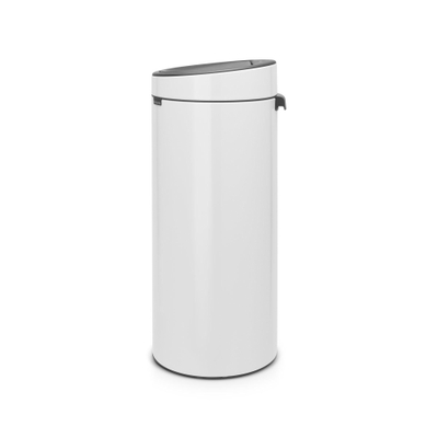 Brabantia Touch Bin Afvalemmer - 30 liter - kunststof binnenemmer - wit