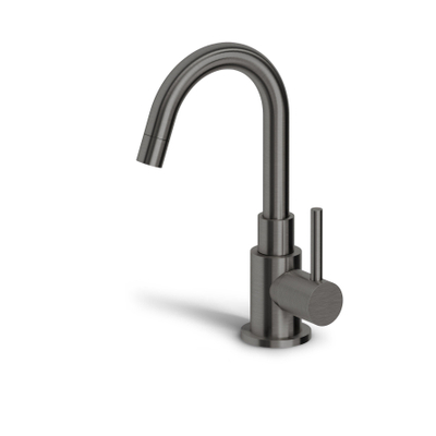 Clou Freddo Fonteinkraan - 20.5cm - draaibare uitloop - opbouw - 1 gats - geborsteld gunmetal