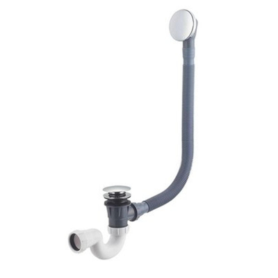 Wiesbaden Badafvoer en overloopcombinatie met clickwaste chroom