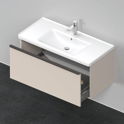 Duravit D-Neo wastafelonderkast 98.4x44x45.2cm 1 lade met softclose Taupe Mat