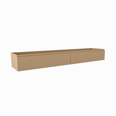 Mondiaz FOGE wastafelonderkast - 200x41x25cm - 2 lades - softclose - Oro